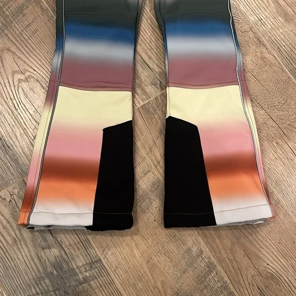 NWT Molo Multicolor Striped Ski Pant Size 8 - Picture 3 of 7